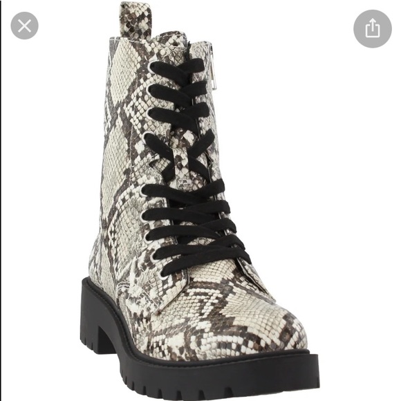Steve Madden Guided Snake Combat Booties! - Picture 4 of 16